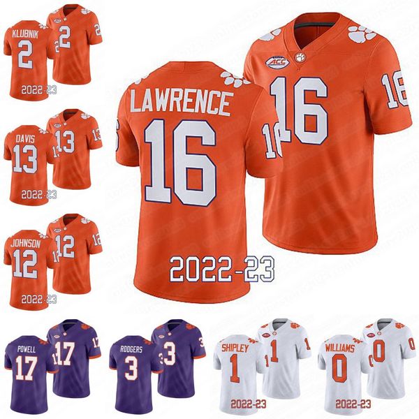 16 trevor lawrence college clemson tigers football jersey cade klubnik tyler davis antonio williams wade woodaz beaux collins potter dj uiag, Black;red
16 trevor lawrence college clemson tigers football jersey cade klubnik tyler davis antonio williams wade woodaz beaux collins potter dj uiag, Black;red