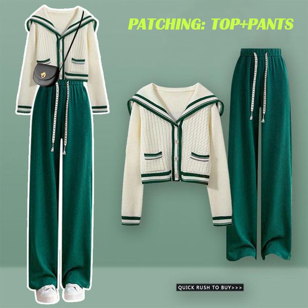 womens two piece pants rockgota fashion trend korean version of knit sweater women thin and wild wide leg pants two piece 230302, White
womens two piece pants rockgota fashion trend korean version of knit sweater women thin and wild wide leg pants two piece 230302, White