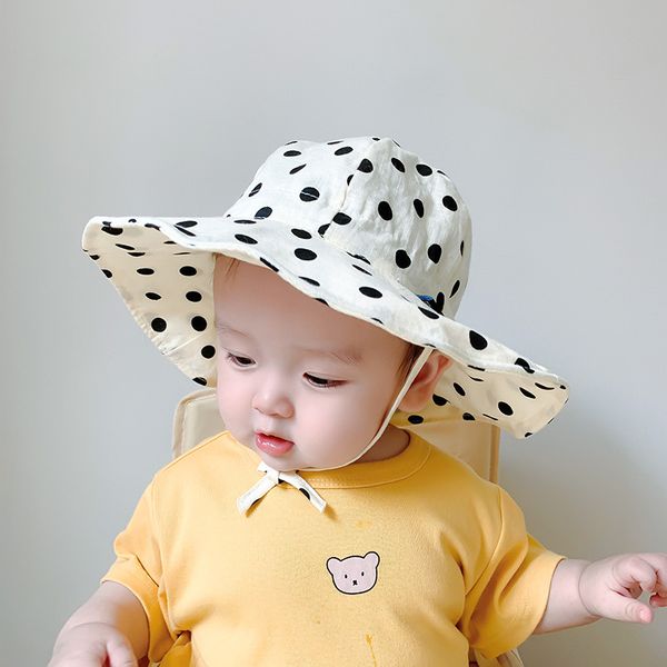 m576 summer baby cartoon crown dots cotton sun hat breathable bucket hats kids children's sunscreen fisherman's caps, Yellow
m576 summer baby cartoon crown dots cotton sun hat breathable bucket hats kids children's sunscreen fisherman's caps, Yellow