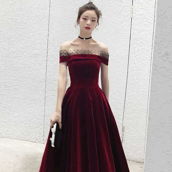 women's clothing runway dresses toast bride wine red autumn and winter one-sided shoulder large size temperament shows thin evening dre, Black;gray
women's clothing runway dresses toast bride wine red autumn and winter one-sided shoulder large size temperament shows thin evening dre, Black;gray
