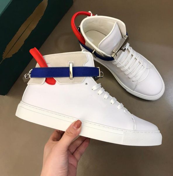 luxury high-lock men sneakers shoes 100mm belted gold plated hardware runner sports full-grain italian calf leather skateboard walking, Black
luxury high-lock men sneakers shoes 100mm belted gold plated hardware runner sports full-grain italian calf leather skateboard walking, Black