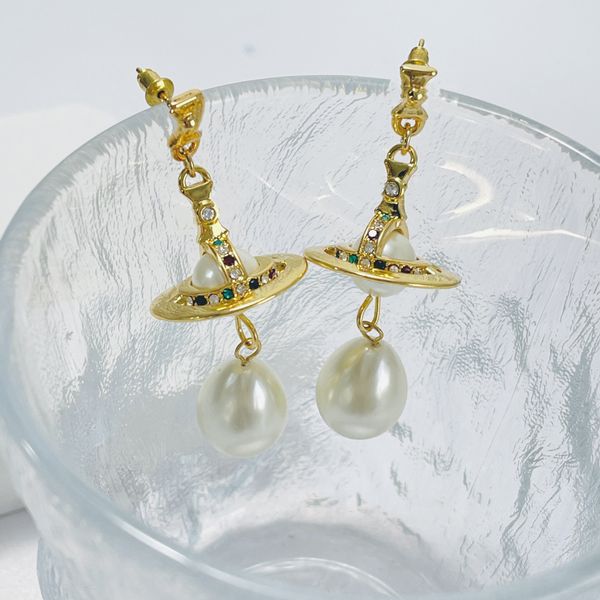 dangle earrings queen of sissi diamond saturn europe and america luxury gold pearls vivi earring ladies party bijoux cjewelers original pack, Golden
dangle earrings queen of sissi diamond saturn europe and america luxury gold pearls vivi earring ladies party bijoux cjewelers original pack, Golden
