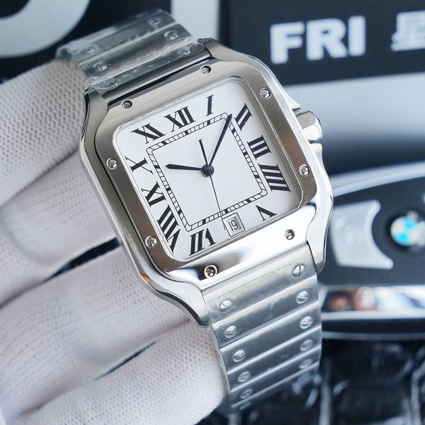 mens silver case luxury watches mechanical mens watch white dial self-winding 40mm square stainless steel metal strap casual watches sport c, Slivery;brown
mens silver case luxury watches mechanical mens watch white dial self-winding 40mm square stainless steel metal strap casual watches sport c, Slivery;brown