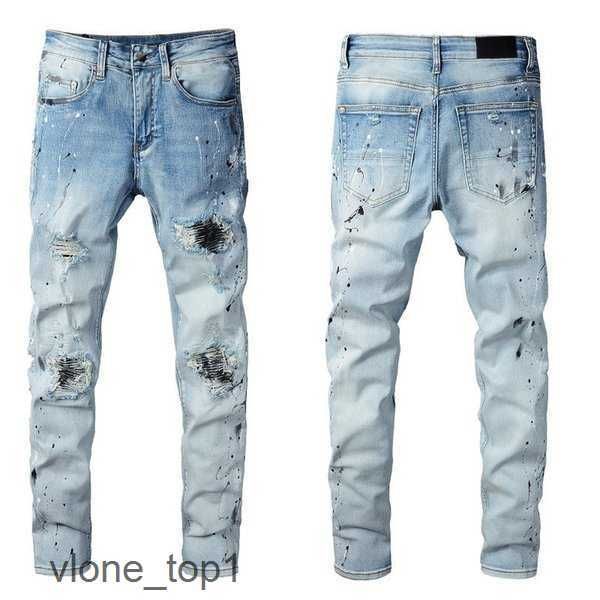 new cool designer 2023 fashion mens jeans amirs style high denim pant distressed quality ripped biker black blue jean slim fit 9 9a25
new cool designer 2023 fashion mens jeans amirs style high denim pant distressed quality ripped biker black blue jean slim fit 9 9a25