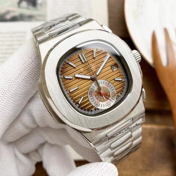 men's mechanical watch automatic 40mm 904l all-stainless steel watch designer sapphire waterproof casual classic fashion wristwatch mon, Slivery;brown
men's mechanical watch automatic 40mm 904l all-stainless steel watch designer sapphire waterproof casual classic fashion wristwatch mon, Slivery;brown