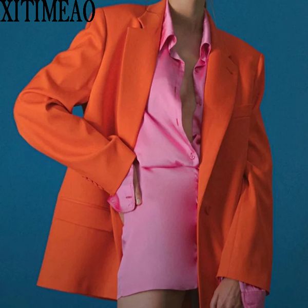 womens suits blazers xitimeao women ins fashion single button oversized blazer vintage long sleeve pockets loose female outerwear personalit, White;black
womens suits blazers xitimeao women ins fashion single button oversized blazer vintage long sleeve pockets loose female outerwear personalit, White;black