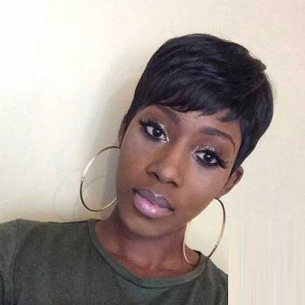 synthetic wigs wig women s short hair oblique bangs straight fashion wig set 230303, Black
synthetic wigs wig women s short hair oblique bangs straight fashion wig set 230303, Black
