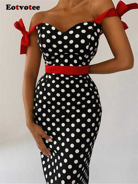 casual dresses eotvotee sleeveless polka dot dresses 2022 summer lace up bodycon dress chic casual women maxi dresses highquality z0216, Black;gray
casual dresses eotvotee sleeveless polka dot dresses 2022 summer lace up bodycon dress chic casual women maxi dresses highquality z0216, Black;gray
