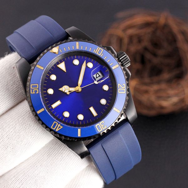 6 styles mens aaa watch blue dial black case 40mm sub watches ceramic bezel automatic mechanical rubber strap fashion sport self-wind sweepi, Slivery;brown
6 styles mens aaa watch blue dial black case 40mm sub watches ceramic bezel automatic mechanical rubber strap fashion sport self-wind sweepi, Slivery;brown