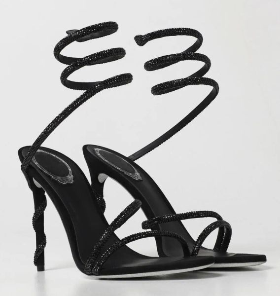 luxury brand cleo women sandals shoes crystal-embellished strappy spiral high heels lady gladiator sandalias party wedding dress eu35-43 wit, Black
luxury brand cleo women sandals shoes crystal-embellished strappy spiral high heels lady gladiator sandalias party wedding dress eu35-43 wit, Black