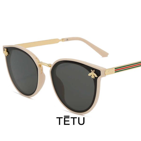 g family pop women's fashion ins small bee sunglasses male round, White;black
g family pop women's fashion ins small bee sunglasses male round, White;black