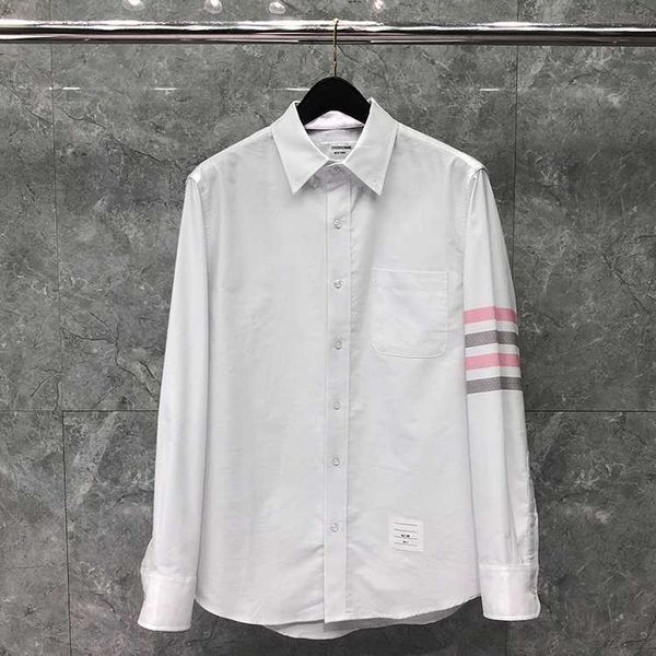 2023 fashion tb thom brand shirts men slim white multicolor sleeve casual shirt turn down collar oxford textile men's clothing, White;black
2023 fashion tb thom brand shirts men slim white multicolor sleeve casual shirt turn down collar oxford textile men's clothing, White;black