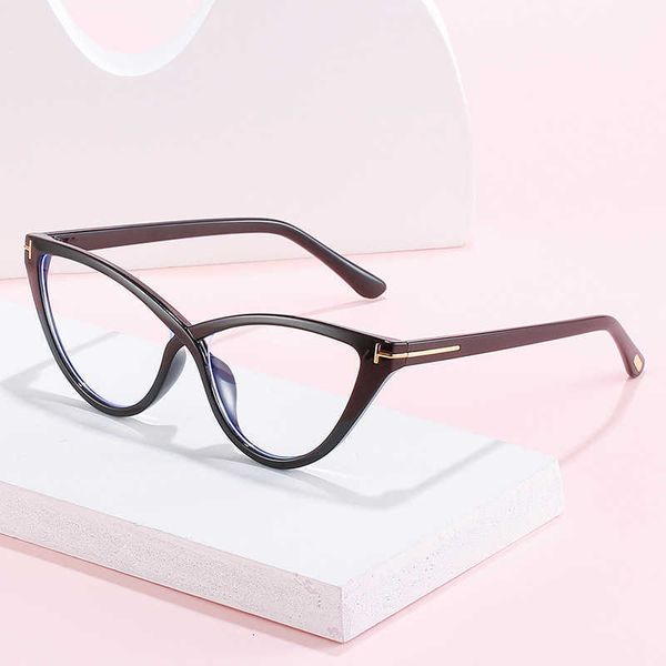 sunglasses fashionable cat's eye glasses women's new t-shaped anti blue light flat lens personality trend wear, White;black
sunglasses fashionable cat's eye glasses women's new t-shaped anti blue light flat lens personality trend wear, White;black