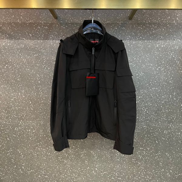 highend brand mens casual jacket fashion pocket stitching zipper design outdoor windproof material luxury designer jacket, Black;brown
highend brand mens casual jacket fashion pocket stitching zipper design outdoor windproof material luxury designer jacket, Black;brown