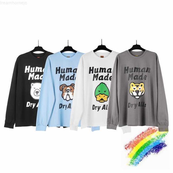 human made long sleeves t shirt men women version loose animal print human made t-shirt tees 0304, White;black
human made long sleeves t shirt men women version loose animal print human made t-shirt tees 0304, White;black