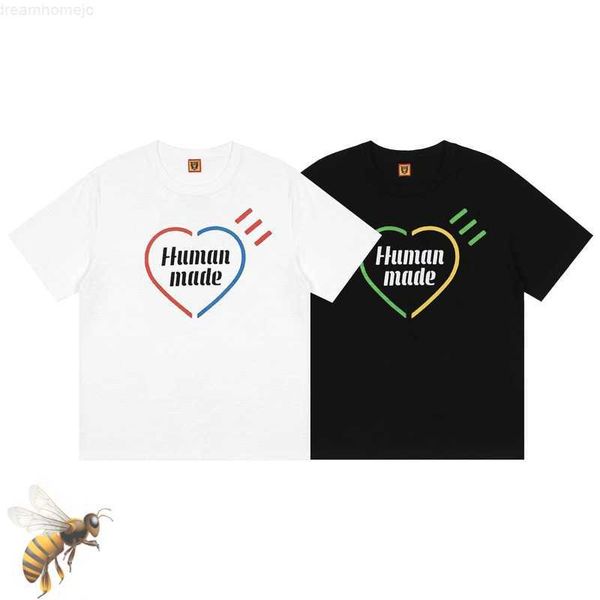 harajuku human made t-shirts men women heart casual short sleeved t shirt tees white tshirts 0304, White;black
harajuku human made t-shirts men women heart casual short sleeved t shirt tees white tshirts 0304, White;black