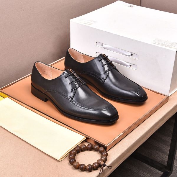2023 men fashion dress shoes business genuine leather brand designer breathable formal wedding flats casual loafers size 38-44, Black
2023 men fashion dress shoes business genuine leather brand designer breathable formal wedding flats casual loafers size 38-44, Black