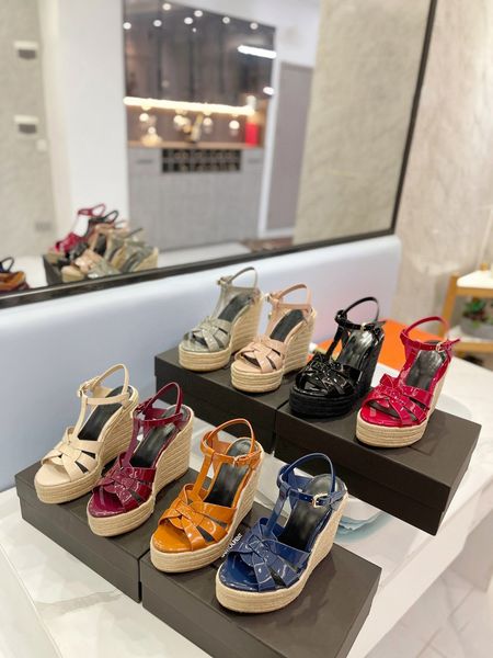 designer shoes tribute espadrilles wedge smooth leather santin sandals platform intertwining starps ankel starps sandal fashion shoe size 35, Black
designer shoes tribute espadrilles wedge smooth leather santin sandals platform intertwining starps ankel starps sandal fashion shoe size 35, Black