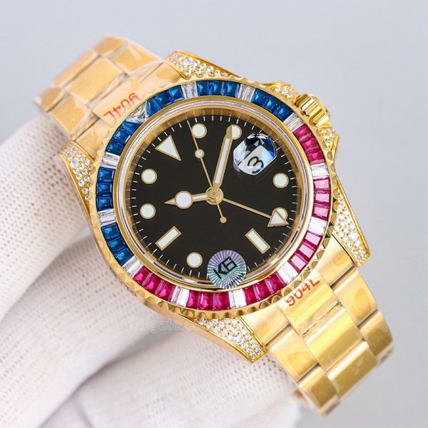 full gold watches designer wristwatch man watch 41mm mens watchs rainbow bezel black dial 2836 movement stainless steel waterproof 300ft/100, Slivery;brown
full gold watches designer wristwatch man watch 41mm mens watchs rainbow bezel black dial 2836 movement stainless steel waterproof 300ft/100, Slivery;brown