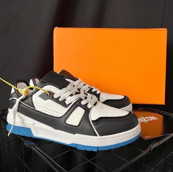 designer mens trainer shoes fashion low cut lace-up casual flats outdoor comfortable non-slip male sneakers, Black
designer mens trainer shoes fashion low cut lace-up casual flats outdoor comfortable non-slip male sneakers, Black
