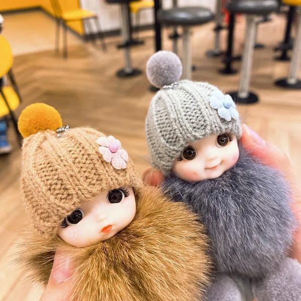 smiling baby keychains cute fluffy plush doll key chain for women girl bags pendant cars keyring gift charming decoration, Silver
smiling baby keychains cute fluffy plush doll key chain for women girl bags pendant cars keyring gift charming decoration, Silver
