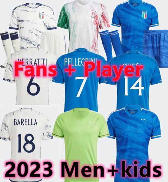 2023 italys soccer jerseys italia 23 24 player version maglie da calcio sensi verratti chiesa football shirts raspadori ricci lorenzo men se, Black;yellow
2023 italys soccer jerseys italia 23 24 player version maglie da calcio sensi verratti chiesa football shirts raspadori ricci lorenzo men se, Black;yellow