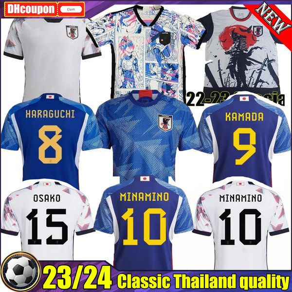 japan 22 23 world cup soccer jerseys minamino tsubasa 2022 2023 atom japanese football shirt bushido special edition honda kagawa okazaki me, Black;yellow
japan 22 23 world cup soccer jerseys minamino tsubasa 2022 2023 atom japanese football shirt bushido special edition honda kagawa okazaki me, Black;yellow