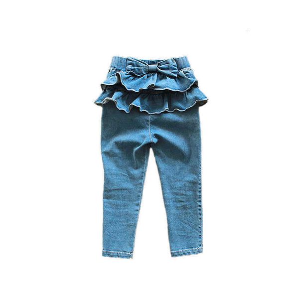 2023 spring girls' jeans strawberry sandal double-layer fitted bow girls' jeans, Blue
2023 spring girls' jeans strawberry sandal double-layer fitted bow girls' jeans, Blue
