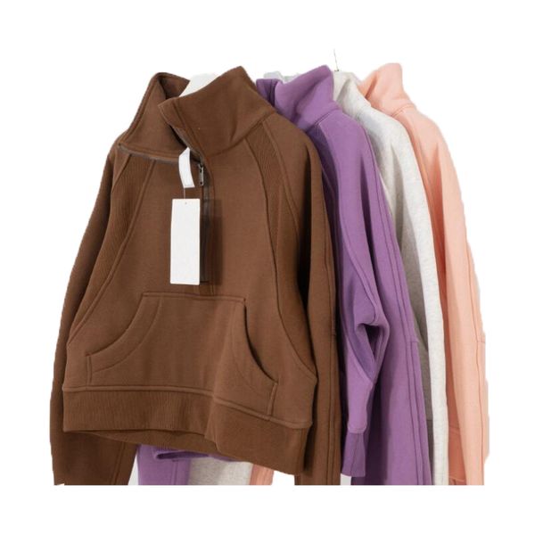 womens jacket plus velvet spring and autumn yoga thickened sports semi-zip terry designer sweater women's cing loose jacket, Black;brown
womens jacket plus velvet spring and autumn yoga thickened sports semi-zip terry designer sweater women's cing loose jacket, Black;brown