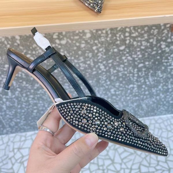 fashion crystal dress shoes buttons embellished with leather sandals female high-end designer evening sandals dancing high heels 4.5cm banqu, Black
fashion crystal dress shoes buttons embellished with leather sandals female high-end designer evening sandals dancing high heels 4.5cm banqu, Black