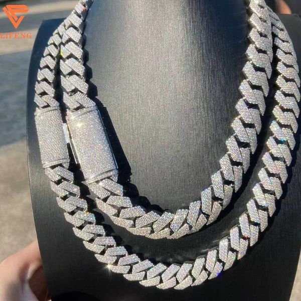 lifeng jewelry customized 15mm cuban link chain passed diamond tester full iced out vvs moissanite cuban chian, Silver
lifeng jewelry customized 15mm cuban link chain passed diamond tester full iced out vvs moissanite cuban chian, Silver