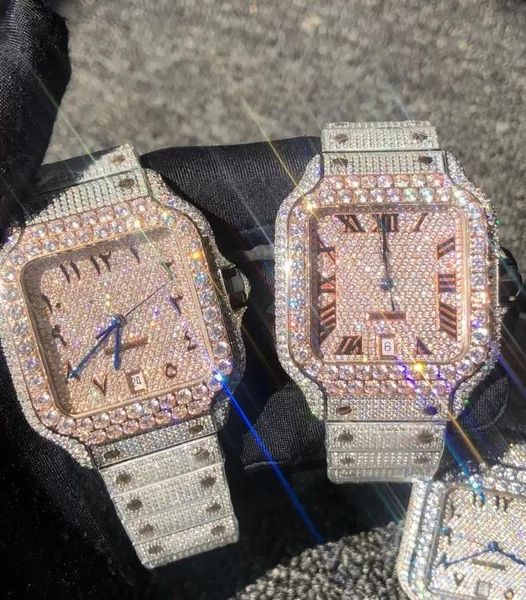 rose gold mixed silver cubic zirconia large diamond watch roman numerals luxury missfox square mechanical mens full icing watch cubic zircon, Slivery;brown
rose gold mixed silver cubic zirconia large diamond watch roman numerals luxury missfox square mechanical mens full icing watch cubic zircon, Slivery;brown