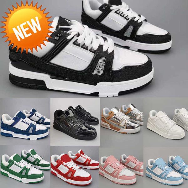 2022 designer sneaker virgil trainer casual shoes calfskin leather abloh white green red blue letter overlays platform low sneakers size, Black
2022 designer sneaker virgil trainer casual shoes calfskin leather abloh white green red blue letter overlays platform low sneakers size, Black