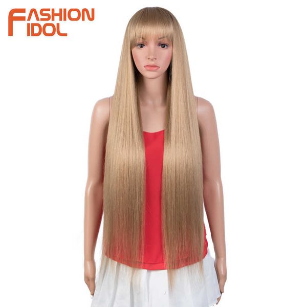 synthetic wigs fashion idol 38 inch bangs long straight synthetic wigs for women ombre brown wine red heat resistant cosplay 230227, Black
synthetic wigs fashion idol 38 inch bangs long straight synthetic wigs for women ombre brown wine red heat resistant cosplay 230227, Black