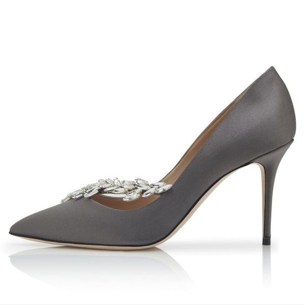 fashion perfect women sandals pumps classic nadira 90 mm grey green satin jewel buckle pump italy lady pointed toe designer evening dress sa, Black
fashion perfect women sandals pumps classic nadira 90 mm grey green satin jewel buckle pump italy lady pointed toe designer evening dress sa, Black