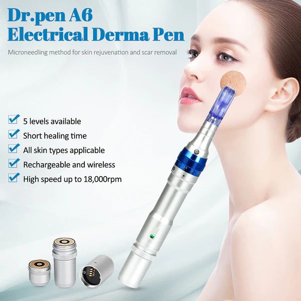professional wireless 0.25-2.5mm mirconeedling skin rejuvenation a6 electric derma pen for home use
professional wireless 0.25-2.5mm mirconeedling skin rejuvenation a6 electric derma pen for home use