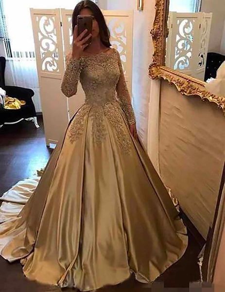 prom party gown new evening dresses formal girls pageant a line bateau long sleeve satin beaded applique plus size custom lace up ball gown, Black
prom party gown new evening dresses formal girls pageant a line bateau long sleeve satin beaded applique plus size custom lace up ball gown, Black
