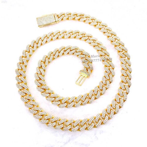 10mm width s925 with moissanite custom necklace diamond necklaces cuban link chain, Silver
10mm width s925 with moissanite custom necklace diamond necklaces cuban link chain, Silver