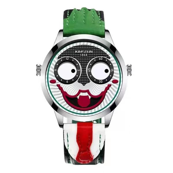russian clown street style classic quartz stone men's and women's watches watch children, Slivery;brown
russian clown street style classic quartz stone men's and women's watches watch children, Slivery;brown