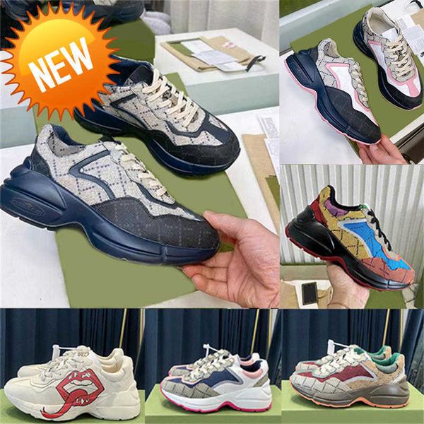 designer rhyton shoes multicolor sneakers men women trainers vintage chaussures platform sneaker strawberry mouse mouth shoe with box, Black
designer rhyton shoes multicolor sneakers men women trainers vintage chaussures platform sneaker strawberry mouse mouth shoe with box, Black