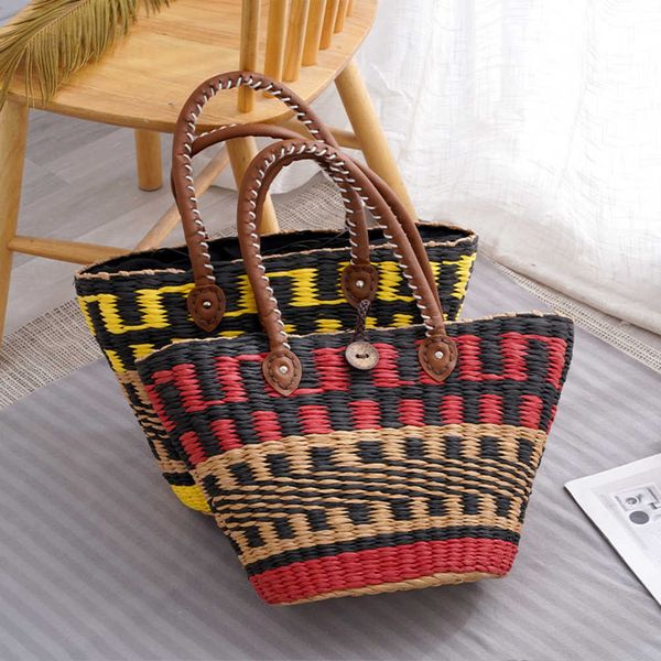straw bags women handmade woven basket tote summer boho beach holiday travel female shoulder handbags square woven straw bags 230304
straw bags women handmade woven basket tote summer boho beach holiday travel female shoulder handbags square woven straw bags 230304