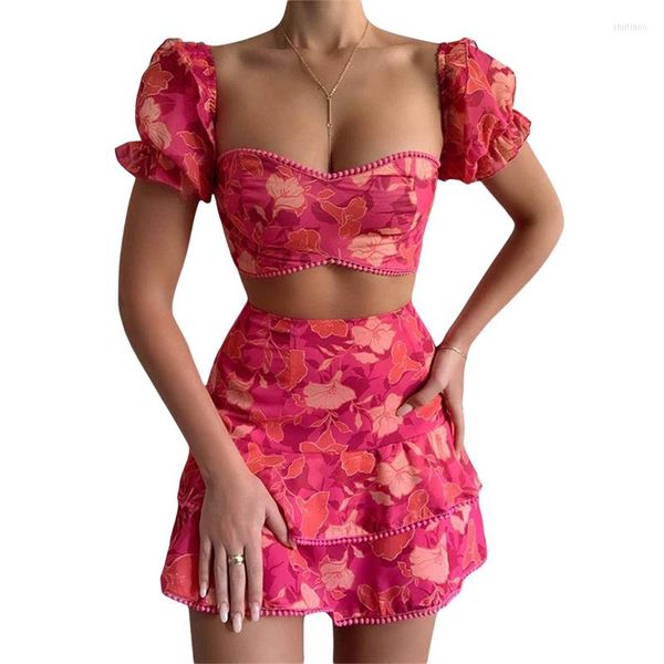 work dresses summer skirts set outfits women solid floral print short sleeve strapless crop ruffles mini casual beach zzbx, Black;gray
work dresses summer skirts set outfits women solid floral print short sleeve strapless crop ruffles mini casual beach zzbx, Black;gray