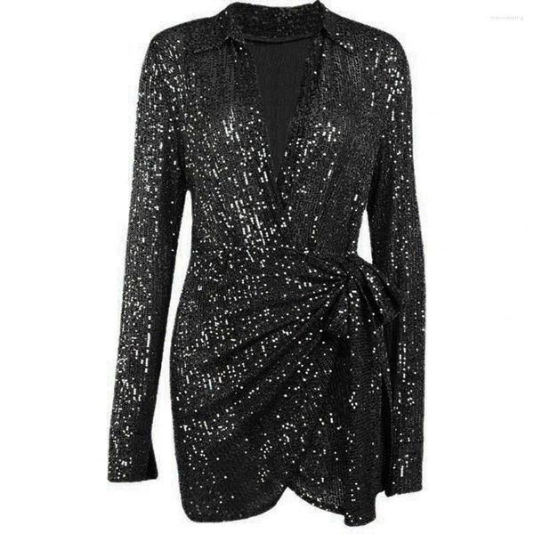 casual dresses irregular hem chic spring autumn waist lace-up shirt dress high-waist party shinny sequins female clothinguyyn, Black;gray
casual dresses irregular hem chic spring autumn waist lace-up shirt dress high-waist party shinny sequins female clothinguyyn, Black;gray