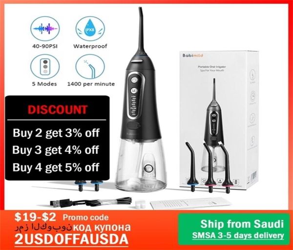 ausda oral irrigator usb dental water jet 300ml proof flosser floss teeth whitening cleaner 6 nozzle 2202243898427
ausda oral irrigator usb dental water jet 300ml proof flosser floss teeth whitening cleaner 6 nozzle 2202243898427