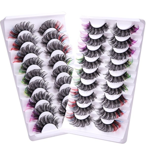 multilayer thick curly false eyelashes colorful handmade reusable color fake lashes extensions naturally soft & delicate natural looking eye
multilayer thick curly false eyelashes colorful handmade reusable color fake lashes extensions naturally soft & delicate natural looking eye