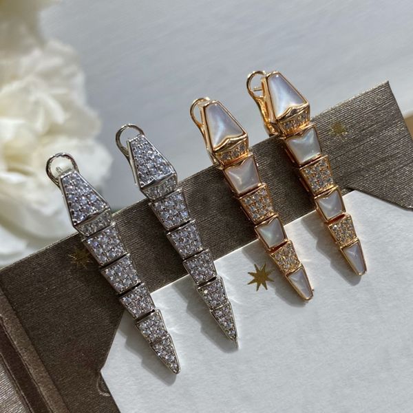 buigari mechanism snake tail designer dangle earrings for woman t0p quality diamond classic style fashion never fade anniversary gift 026, White
buigari mechanism snake tail designer dangle earrings for woman t0p quality diamond classic style fashion never fade anniversary gift 026, White