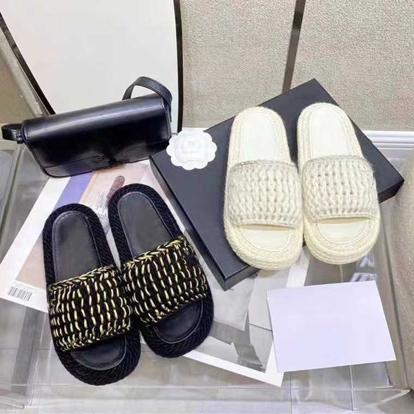 luxurys shoes slipper slides for women fashion classic black tweed woven knit sandals heatshoes platform gear bottoms beach lightweight slip
luxurys shoes slipper slides for women fashion classic black tweed woven knit sandals heatshoes platform gear bottoms beach lightweight slip