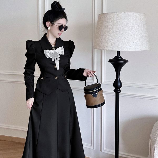 two piece dress spring and autumn season elegant high end slim women s long sleeved black blazer bownot skirt two piece suit 230303, White
two piece dress spring and autumn season elegant high end slim women s long sleeved black blazer bownot skirt two piece suit 230303, White