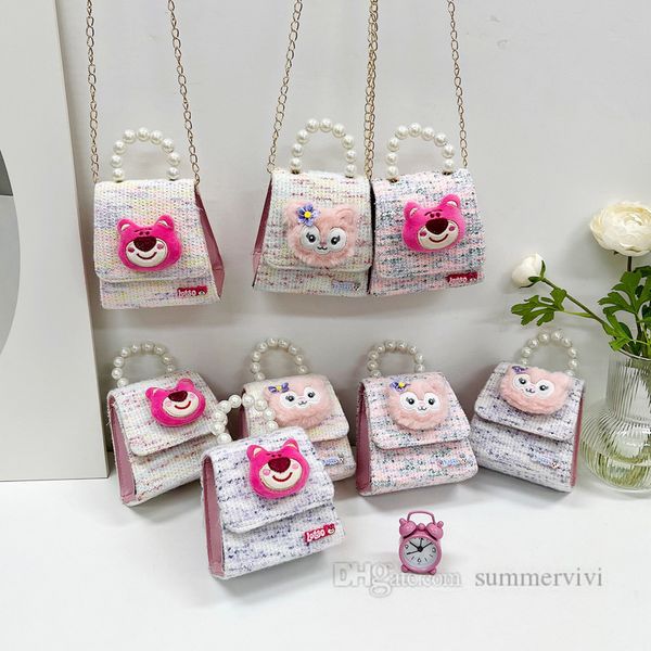 kids pearls chain princess handbags girls stereo plush bear applique one shoulder bag children crossbody cartoon bags z0614, Black
kids pearls chain princess handbags girls stereo plush bear applique one shoulder bag children crossbody cartoon bags z0614, Black
