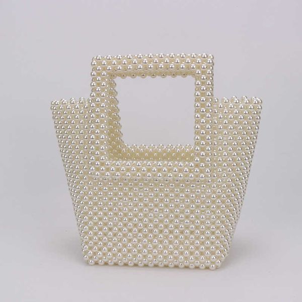 handbag women's square handle pearl artificial beaded woven ins red dinner fashion x 230304
handbag women's square handle pearl artificial beaded woven ins red dinner fashion x 230304